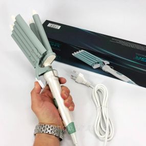 Плойка для укладки и выравнивания волос VGR V-597, Прибор для завивки волос Плойка обьема VI-19