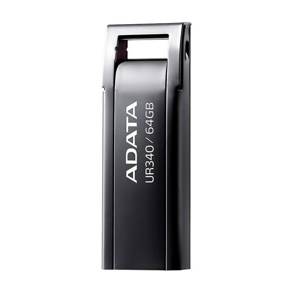 USB флеш накопичувач ADATA 64GB UR340 Black USB 3.2 (AROY-UR340-64GBK) | Зображення 3