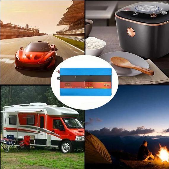 Перетворювач напруги 12В-220В з чистою синусоїдою 400Вт XPRO 400W AC/DC 12V (234562440_1399) | Зображення 2