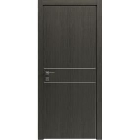 Двері міжкімнатні Rodos MODERN Flat-01 INSIDE Графіт