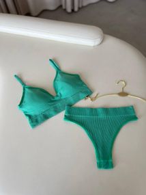 Женский комплект нижнего белья 2553/3 Универсал Зелёный