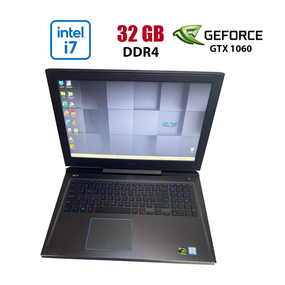Ігровий ноутбук Dell G7 7588 / 15.6" (1920x1080) IPS / Intel Core i7-8750H (6 (12) ядер по 2.2 - 4.1 GHz) / 32 GB DDR4 / 512 GB SSD / nVidia GeForce GTX 1060, 6 GB GDDR5, 192-bit / WebCam б/в