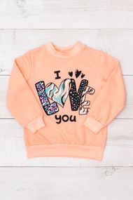 Джемпер для дівчинки Носи своє 104 Персиковий (p-4540-168906)