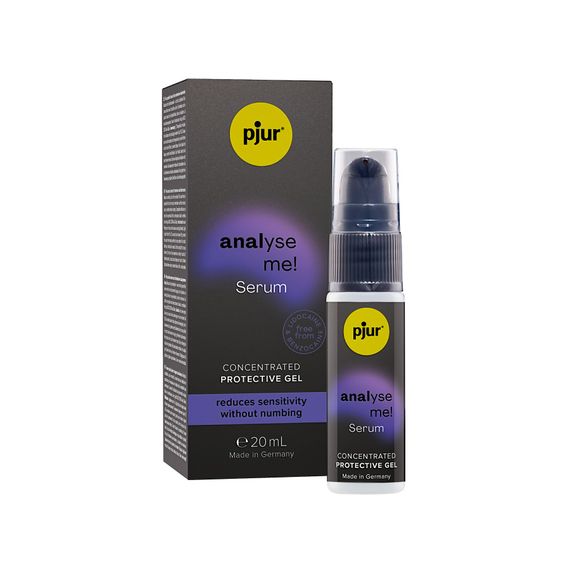 Расслабляющая анальная сыворотка pjur analyse me! Serum 20 мл, образует пленку, без анестетиков | Зображення 3