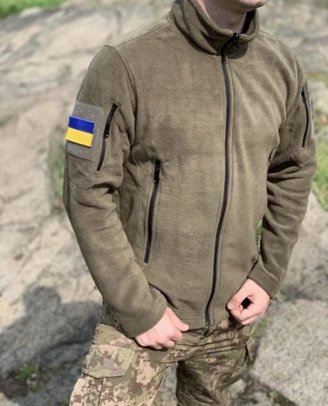 Армійська флісова кофта S-XXXL , Тактична кофта на флісі для ВСУ   знижка | Зображення 3