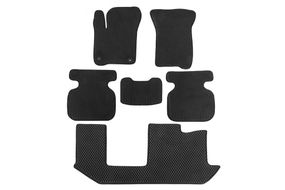 Коврики EVA (3 ряда, черные) для Dodge Journey 2008-2020 гг