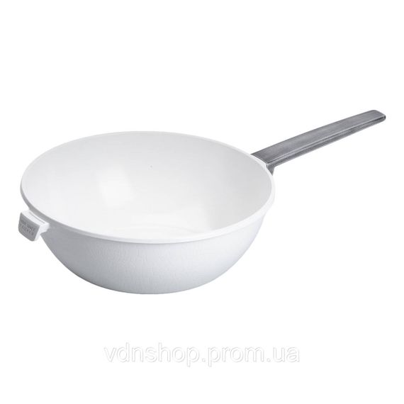 Алюминиевая сковорода 5.6 л с керамическим антипригарным покрытием Ø 30 см Белая MGC HP-4-460W | Зображення 1