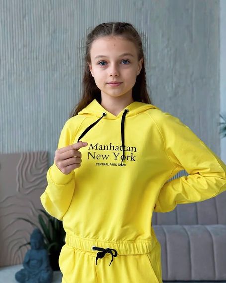 Костюм для дівчинки (підлітковий) Носи своє 140 Жовтий (p-7719-99896) | Зображення 4