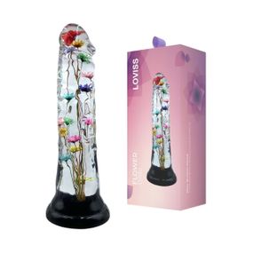 Дилдо Loviss Helichrysum Dildo, справжні квітки безсмертника всередині Sex Aura