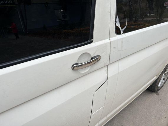 Накладки на торець ручки (нержавіюча сталь) 3 штуки для Volkswagen T5 Transporter 2003-2010 рр. | Зображення 2