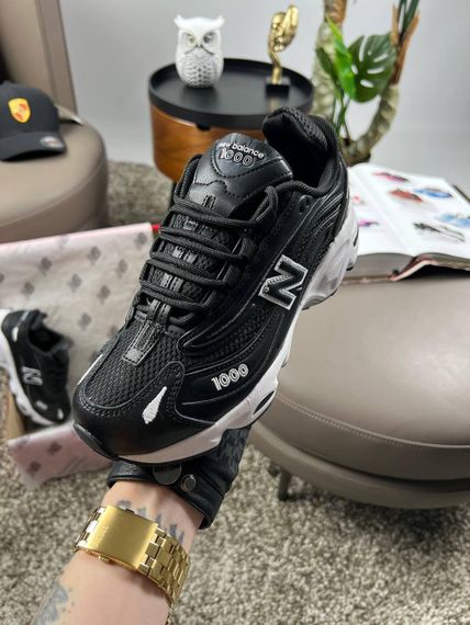 Кросівки New 1000 Black White Стиль и комфорт на каждый день весна / лето / осень В4138 41 | Зображення 4