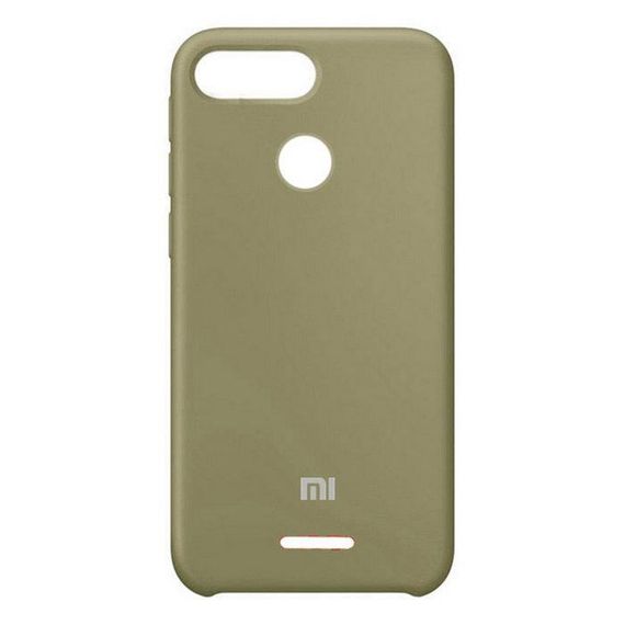 Чехол Silicone Cover Case для Xiaomi Redmi 6 бежевий