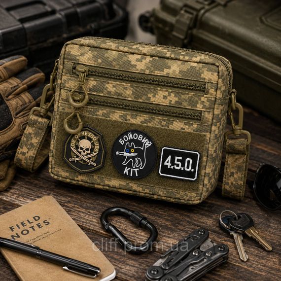 Чоловіча тактична сумка EDC Cordura 600D, сумка з кордури для патчів піксель | Зображення 3