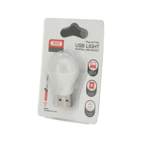 USB лампа фонарь,LED,1W,Input: 5V,6000К,холодный свет,BOX,Q150 | Зображення 2
