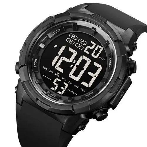 Спортивні годинники чоловічі водонепроникні SKMEI 1845BK, Кращі тактичні годинники YZ-15 | Зображення 4