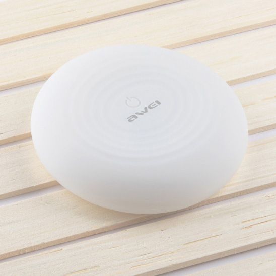 Бездротова зарядка з підсвічуванням 7 кольорів 10W 7 COLOR Awei W7 + WIRELESS CHARGE RX-36 | Зображення 7