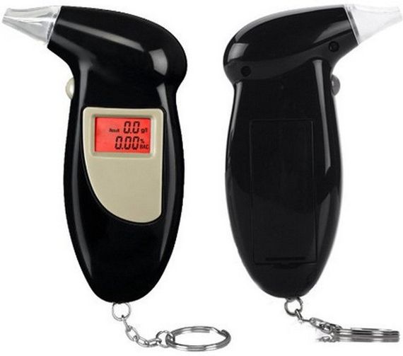 Гарний персональний мобільний алкотестер Digital Breath Alcohol Tester з мундштуками. | Зображення 1