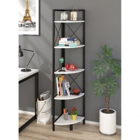 Стеллаж офисный угловой Loft Design L-175  L-175 белый