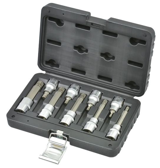 Набор бит со вставкой Whirlpower 1/2" (9 шт)