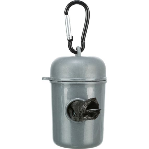 Контейнер Trixie для збиральних пакетів пластиковий з 2 рулонами пакетів для фекалій розмір М 20 шт/рулон