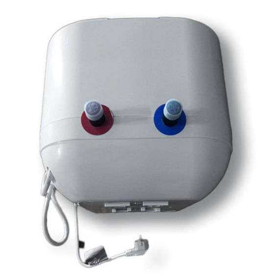 Водонагрівач Midea під мийку, 15 л, 2,5 кВт, "мокрий" ТЕН, вертикальний, квадратний, білий (D15-20VI(U)) | Зображення 2