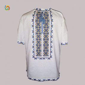 Рубашка Украинская вышиванка 33327819 цвет белый размер L/XL