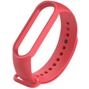 Силіконовий ремінець для Xiaomi Mi Band 5/6 Червоний/Camellia