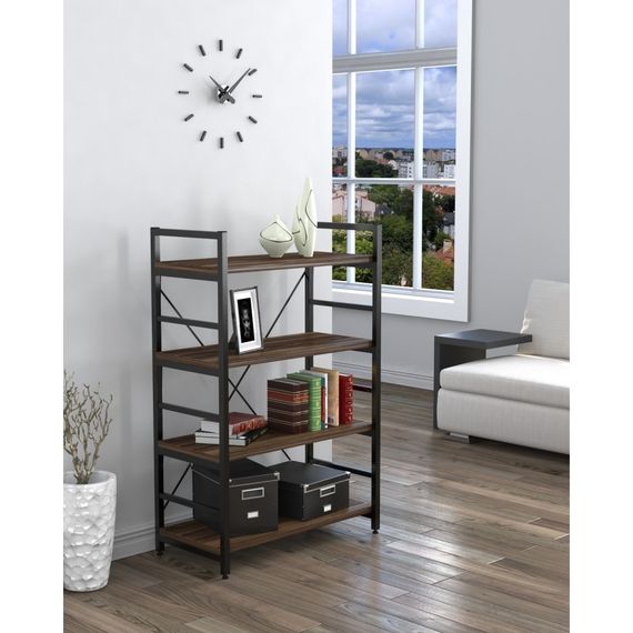 Стеллаж офисный низкий Loft Design L-125 New орех модена | Зображення 1