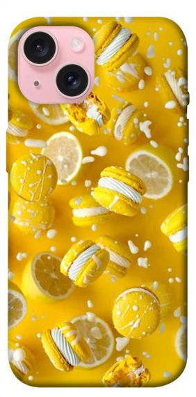 Чохол з картинкою Лимонний вибух для Apple iPhone 15 (6.1")