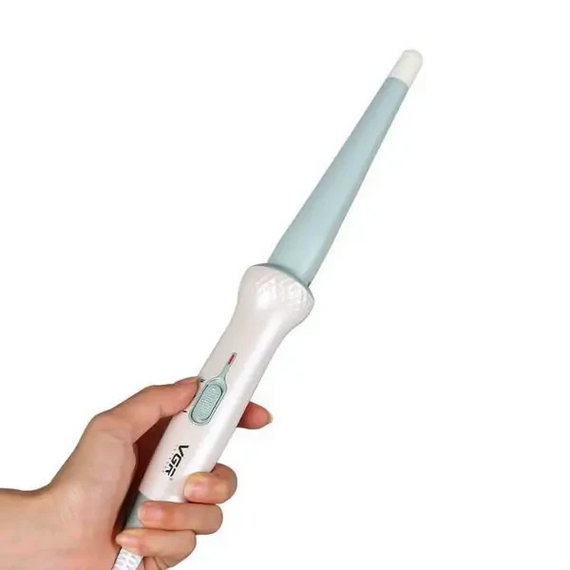 Конусная плойка для волос с керамическим покрытием VGR V-596 | Зображення 1