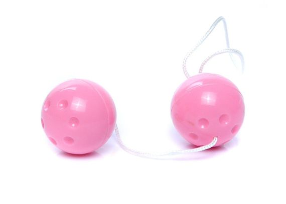 Вагінальні кульки Duo balls Light Pink, BS6700032 sexstyle | Зображення 1