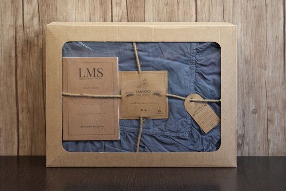 Постільна білизна Limasso Stonewashed Exclusive Ranforse 200 х 220 см Castle Rock | Зображення 3