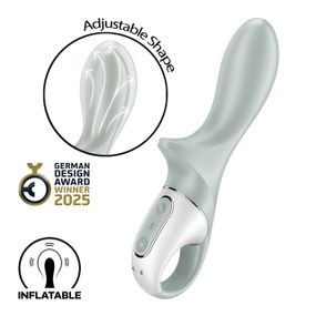 Анальний надувний вібратор Satisfyer Air Pump Booty 3, гнучкий стовбур Sex Aura