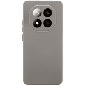 Чохол TPU GETMAN Liquid Silk Full Camera для Xiaomi Redmi Note 14 Pro 4G Сірий / Lavender