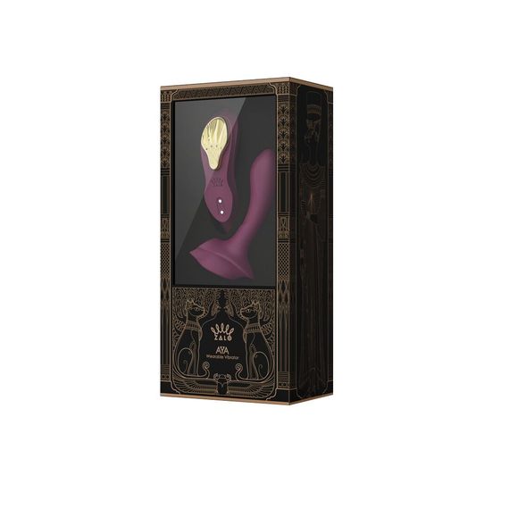 Смарт-вибратор в трусики Zalo - AYA Velvet Purple, насадка и пульт ДУ | Зображення 8