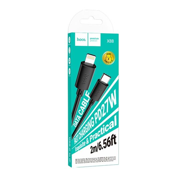 USB Hoco X88 Gratified PD27W Type-C to Lightning 2m | Зображення 2