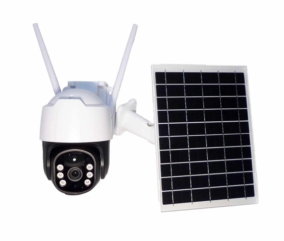 Поворотная погодозащитная солнечная камера безопасности 4G solar cam 1080P | Зображення 1