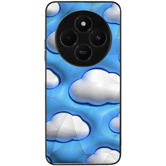 TPU+PC чохол Prisma Fluffie для Xiaomi Redmi 14C / Poco C75 Clouds | Зображення 1