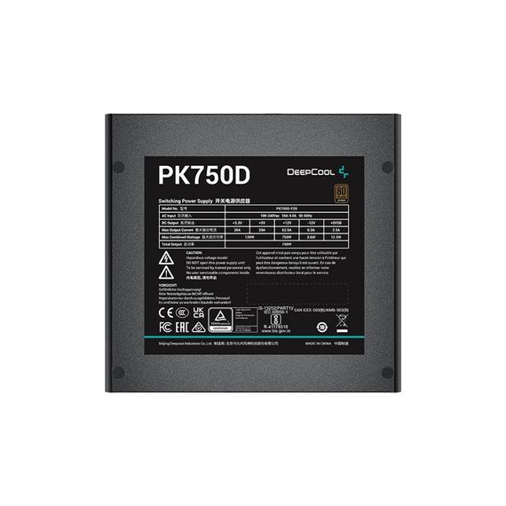 Блок живлення Deepcool 750W PK750D (R-PK750D-FA0B-EU/R-PK750D-FA0BJGEU) | Зображення 2