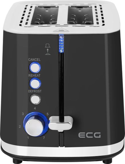 Тостер ECG ST 2766 Vintage Nero 925 Вт чорний | Зображення 5