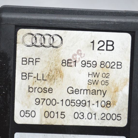 Моторчик склопідйомника передньої правої двері Audi A4 B6 2000-2004 Моторчик скла передній правий Ауді а4 б6 8E1959802B | Зображення 2