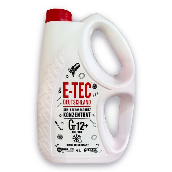Концентрат антифризу Gt12+ E-TEC Glycsol червоний 4л