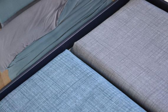 Комплект постельного белья Bella Home Ranforse 200×220 см Petrol Mavisi-Gri | Зображення 2