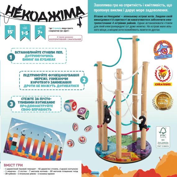 Настольная игра Некоджима (Nekojima) | Зображення 1