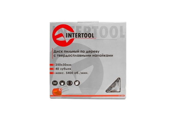Диск пильный Intertool - 250 х 40T х 30 мм (CT-3051) | Зображення 3