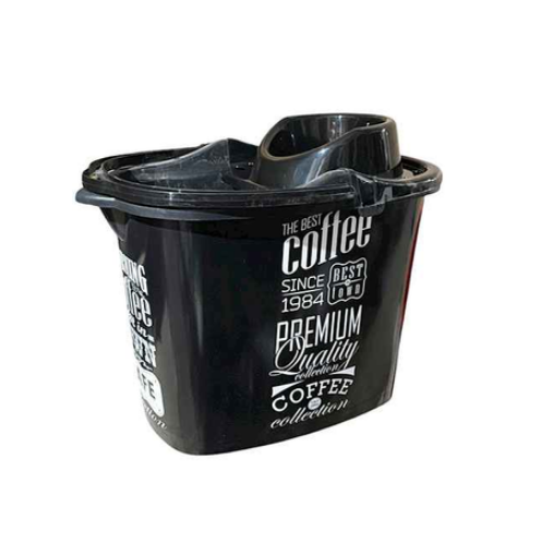 DECOR відро для полу з віджимом 14л (24) (х138 напис на чорному)