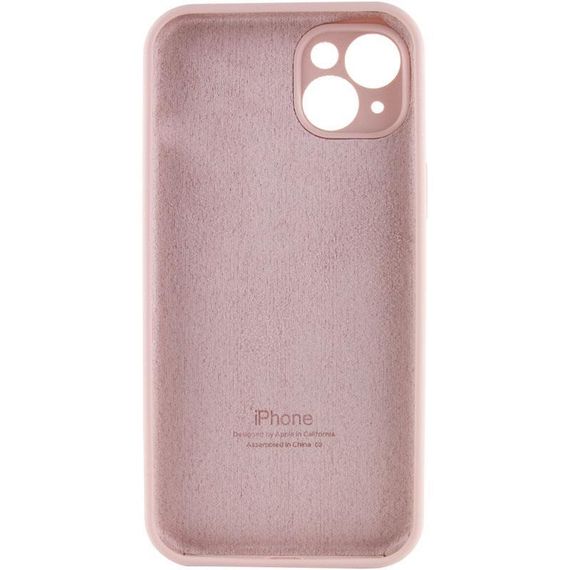 Чохол Silicone Case Full Camera Protective (AA) для Apple iPhone 15 Plus (6.7") Рожевий / Pink Sand | Зображення 3