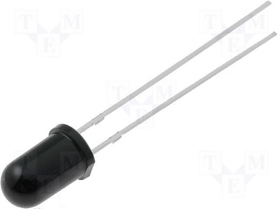 Інфрачервоний Світлодіод 5 мм. HIRB5-43D-D (круглий, 940nm 50 ° 35 mw / sr.), FORYARD
