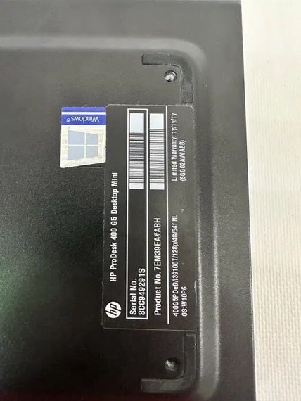 Неттоп HP ProDesk 400 G5 Mini USFF / Intel Core i3-9100T (4 ядра по 3.1 - 3.7 GHz) / 8 GB DDR4 / 120 GB SSD NVMe / Intel UHD Graphics 630 / Win 11 Pro б/в | Зображення 4