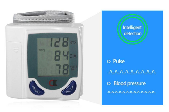 Цифровой автоматический тонометр Blood Pressure Monitor для измерения АД и пульса -VN-31 | Зображення 4